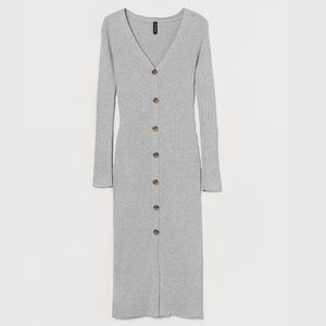 NWT H&M Ribbed Midi Dress
